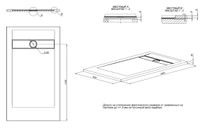 Душевой поддон из искусственного камня Allen Brau Infinity 140x80 8.21004-AM Антрацит — фото 10, Душевые поддоны из искусственного камня