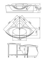 Акриловая ванна Gemy арт-G9025 II K — фото 3, Акриловые ванны