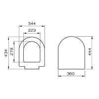 S50 сиденье для унитаза с микролифтом арт-72-003-309 — фото 2, Сиденья для унитаза