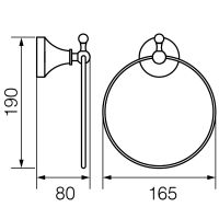 Товар: GIALETTA Кольцо, хром арт-VR.GIL-6423.CR - фото 2 GIALETTA Кольцо, хром арт-VR.GIL-6423.CR — фото 2, Полотенцедержатели