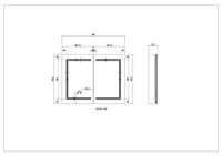 Товар: Шкаф зеркало для ванной с подсветкой Aquatek AQ7904-MLC, прямоугольное, сенсорное управление, 900*700*133 - фото 8 Шкаф зеркало для ванной с подсветкой Aquatek AQ7904-MLC, прямоугольное, сенсорное управление, 900*700*133 — фото 8, Зеркальные шкафы в ванную