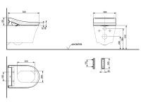 WASHLET RG Сиденье-биде со скрытым подключением, цвет белый арт-TCF34270GEU — фото 3, Сиденья для унитаза
