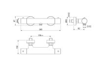 Товар: AQ1363BGM ЕВРОПА термостатический смеситель для душа, оружейная сталь - фото 2 AQ1363BGM ЕВРОПА термостатический смеситель для душа, оружейная сталь — фото 2, Смеситель для душа