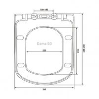 Сиденье BERGES Dama SO арт-017203 — фото 7, Сиденья для унитаза