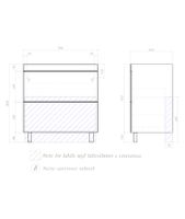 Тумба под раковину VIGO Land 80 напольная белый арт-021 — фото 8, Тумбы под раковину