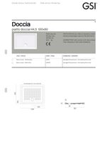 PIATTI DOCCIA душевой поддон над уровнем пола/вровень с полом 100x80х4,5 ceramic anti-slip керамический белый арт-438511 — фото 2, Керамические душевые поддоны