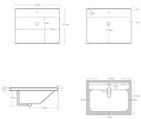 Раковина Aquanet Flash 60 арт-00333266 — фото 9, Раковины встраиваемые сверху