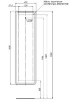 Шкаф-пенал Aquanet Оптима с LED подсветкой арт-00335438 — фото 10, Пеналы для ванной комнаты