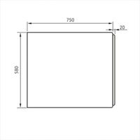 Экран BERGES торцевой 75 арт-051006 — фото 7, Экраны для ванн