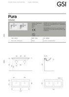 Товар: раковина подвесная/встраиваемая PURA двойная 120x50 белый арт-8845111 - фото 5 раковина подвесная/встраиваемая PURA двойная 120x50 белый арт-8845111 — фото 5, Раковины подвесные