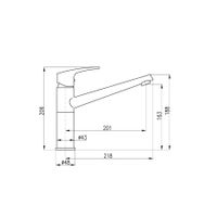 AMUR - смеситель кухонный арт-AM704.5 — фото 2, Смесители для кухни