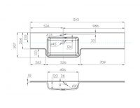 Товар: Раковина HOTEL B 151, левая, белая 1A709431PI01L - фото 3 Раковина HOTEL B 151, левая, белая 1A709431PI01L — фото 3, Раковины подвесные