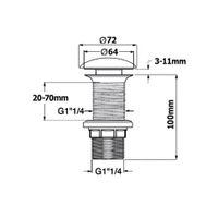 Донный клапан Allen Brau Fantasy 5.11001.SM click-clack Розовый — фото 6, Донные клапаны