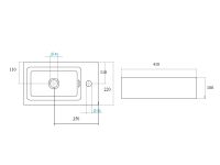Товар: Раковина Bronze de Luxe , белый арт-2460 - фото 2 Раковина Bronze de Luxe , белый арт-2460 — фото 2, Раковины накладные