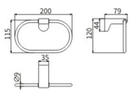 Полотенцедержатель арт-51006 — фото 2, Полотенцедержатели