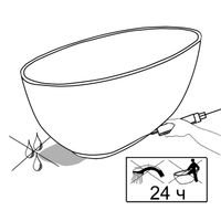 Ванна CAPRICE 160 см из литьевого мрамора NOVA GEL / Aqua de Marco 1160WCAPR_GEL — фото 14, Ванны