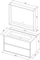 Товар: Тумба под раковину Aquanet Милан 105 дуб рошелье 00339972 - фото 13 Тумба под раковину Aquanet Милан 105 дуб рошелье 00339972 — фото 13, Тумбы под раковину