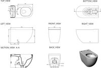Чаша напольного унитаза Allen Brau Priority Tornado белый глянец арт-4.31006.20 — фото 13, Напольные унитазы