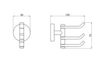 Товар: AQ4632BGM БЕТТА крючок тройной, оружейная сталь - фото 6 AQ4632BGM БЕТТА крючок тройной, оружейная сталь — фото 6, Крючки для полотенец