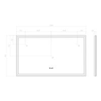 Зеркало с подсветкой VIGO Geometry Step 1200 арт-236 — фото 9, Зеркала в ванную комнату