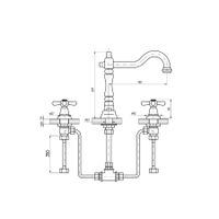 Товар: MORAVA RETRO - смеситель для умывальника, CLICK-CLACK, ЦВЕТ ЗОЛОТО арт-MK332.5Z - фото 2 MORAVA RETRO - смеситель для умывальника, CLICK-CLACK, ЦВЕТ ЗОЛОТО арт-MK332.5Z — фото 2, Смесители для раковины