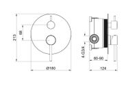 Товар: AQ1346BGM ЕВРОПА смеситель для ванны 2 режима (внешняя и скрытая часть), оружейная сталь - фото 3 AQ1346BGM ЕВРОПА смеситель для ванны 2 режима (внешняя и скрытая часть), оружейная сталь — фото 3, Смеситель для душа