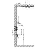 Душевая система встроенная с термостатом Timo Petruma SX-5019/13SM никель — фото 3, Душевые системы