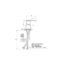 Смеситель Loira для ванной микс на 1 отверстие, арт-LR568.5 — фото 2, Смеситель для ванны