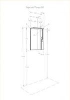 Зеркальный шкаф ПАНДА 50, правый, белый 1A007402PD01R — фото 8, Зеркальные шкафы в ванную