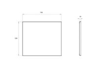 Экран боковой 70 см универсальный (для ванны Оберон, Мия, Лайма, Афродита, Либра, София) арт-EKR-B0000011 — фото 5, Экраны для ванн