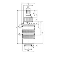 Картридж термостатический к TRM54, TRM80, TRM81, Kerox арт-KA4015 — фото 2, Комплектующие для смесителей