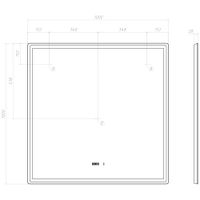 Зеркало с подсветкой VIGO Roberta Luxe 1000 295 — фото 9, Зеркала в ванную комнату
