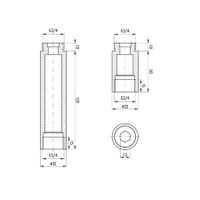 Товар: Удленение к настенным смесетелям Morava retro, MD0678-5SM - фото 3 Удленение к настенным смесетелям Morava retro, MD0678-5SM — фото 3, Комплектующие