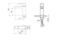 Товар: AQ1210BG ОБЕРОН смеситель для раковины 98, без донного клапана, шлиф. золото - фото 6 AQ1210BG ОБЕРОН смеситель для раковины 98, без донного клапана, шлиф. золото — фото 6, Смесители для раковины