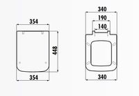 CREAVIT Крышка дюропласт с микролифтом BENE арт-KC0503.01.0000E — фото 2, Сиденья для унитаза