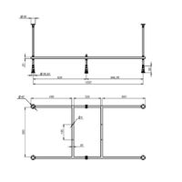 W00A-140-070W-R Универсальный каркас для ванны 140х70 см — фото 1, Ванны и комплектующие
