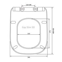 Товар: Сиденье BERGES Gap Slim SO арт-013003 - фото 6 Сиденье BERGES Gap Slim SO арт-013003 — фото 6, Сиденья для унитаза