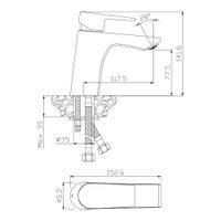 Смеситель для раковины BRIZ, BRI20-210 — фото 3, Смесители для раковины