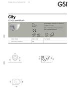 унитаз подвесной CITY PRO безободковый с водоворотной системой смыва Swirlflush фаянсовый белый арт-911511 — фото 5, Подвесные унитазы