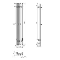 Товар: Полотенцесушитель Пэк сп Вектор кв 4 120*15 оружейная сталь ВГП арт-ПэкВекткв412015ор_стВГП - фото 2 Полотенцесушитель Пэк сп Вектор кв 4 120*15 оружейная сталь ВГП арт-ПэкВекткв412015ор_стВГП — фото 2, Электрические полотенцесушители
