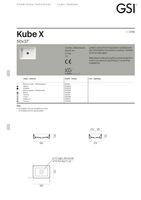 раковина накладная KUBE X 50x37 без перелива белый матовый арт-942909 — фото 3, Раковины накладные