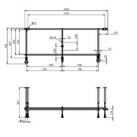 Товар: W94A-170U70W-R X-joy Каркас для ванны угловой универсальный 170x70 см - фото 1 W94A-170U70W-R X-joy Каркас для ванны угловой универсальный 170x70 см — фото 1, Комплектующие