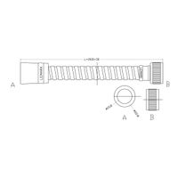 Шланг душевой ПВХ 1,5 м. LEMARK арт-LE8043P — фото 2, Душевые шланги