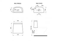 Унитаз-компакт "Соната" (комфорт) косой выпуск, с 2-режимной кнопочной арматурой и сиденьем SC 1P2062S0000BF — фото 10, Напольные унитазы