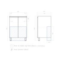 Товар: Тумба под раковину VIGO Yuma 60 напольная арт-346 дуб давос - фото 11 Тумба под раковину VIGO Yuma 60 напольная арт-346 дуб давос — фото 11, Тумбы под раковину