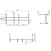 W01A-170-070W-R Разборный каркас для ванны 170х70 см — фото 1, Ванны и комплектующие