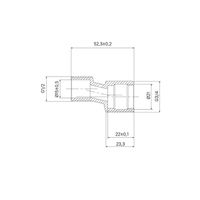 Эксцентрик IDDIS для смесителя уплотнитель в комплекте 52 мм латунь 2 шт арт-982BR052SM — фото 3, Комплектующие для смесителей