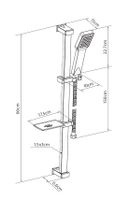 CREAVIT Душевой гарнитур арт-SH453 — фото 2, Душевые гарнитуры на штанге