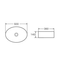 Товар: Раковина чаша D&K Matrix , белый арт-DT1390316 - фото 3 Раковина чаша D&K Matrix , белый арт-DT1390316 — фото 3, Раковины накладные