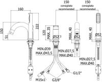 Смеситель на борт ванны Paffoni Joker JK040LCR — фото 2, Смесители на борт ванны